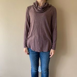 Purple turtle neck sweater